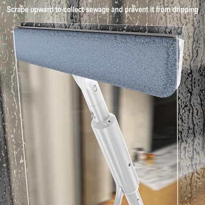 Rotating Window Cleaning Mop With Spray Extension Pole