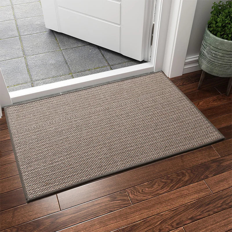 Rubber Entrance Door Mat Thick Non Slip Indoor Outdoor Rug