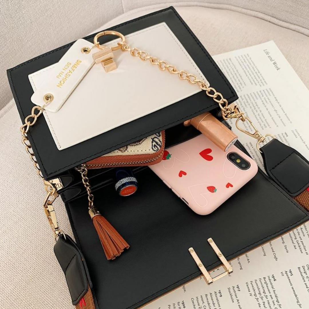 Sana Small PU Leather Shoulder Bag with Phone Pocket Stylish Purse
