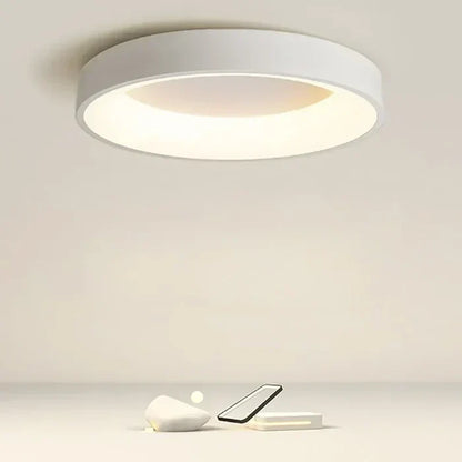 Scandinavian Round LED Ceiling Lamp Minimalist Nordic Design