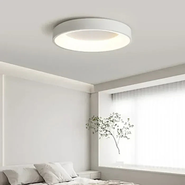 Scandinavian Round LED Ceiling Lamp Minimalist Nordic Design