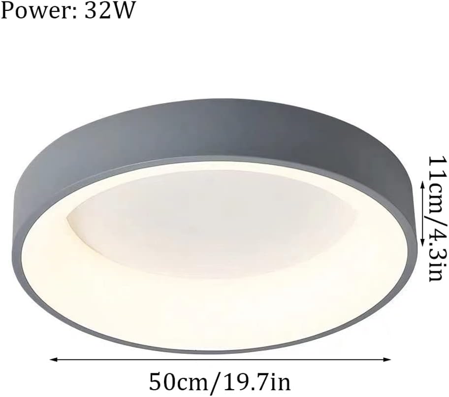 Scandinavian Round LED Ceiling Lamp Minimalist Nordic Design