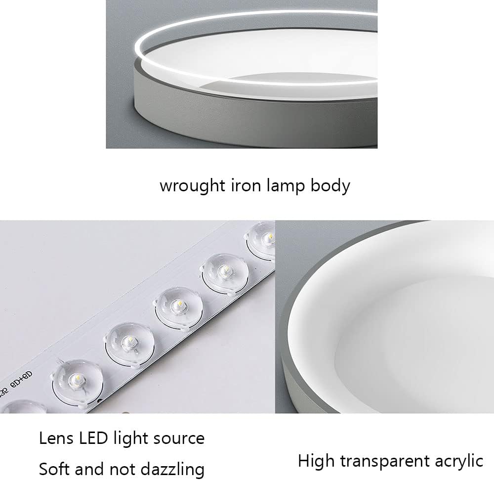 Scandinavian Round LED Ceiling Lamp Minimalist Nordic Design