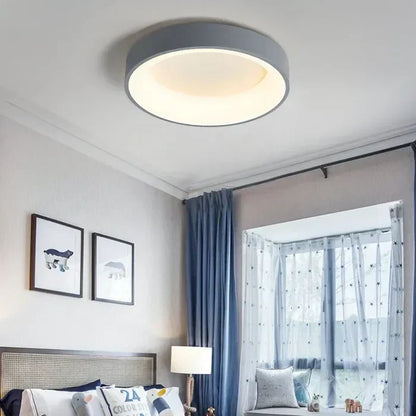 Scandinavian Round LED Ceiling Lamp Minimalist Nordic Design