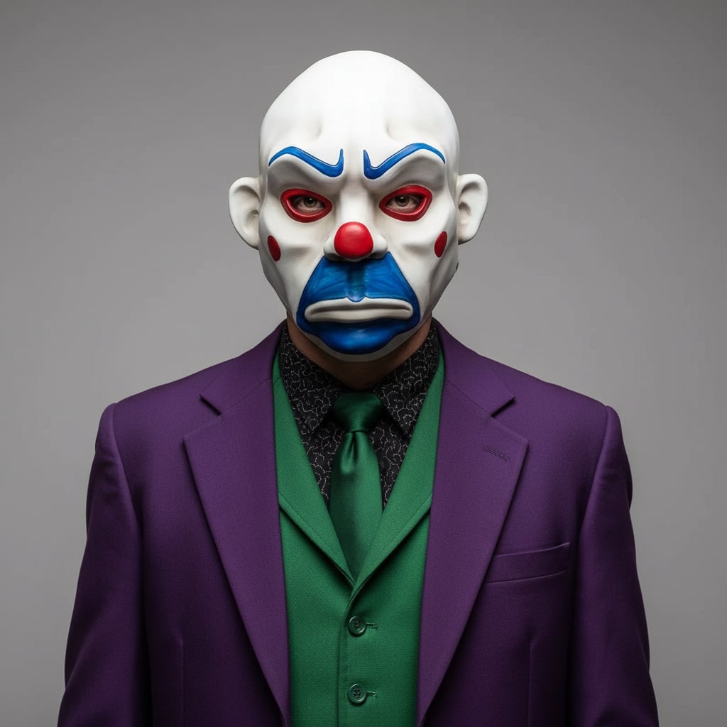 Scary Clown Full Face Mask Halloween Costume Party Accessory