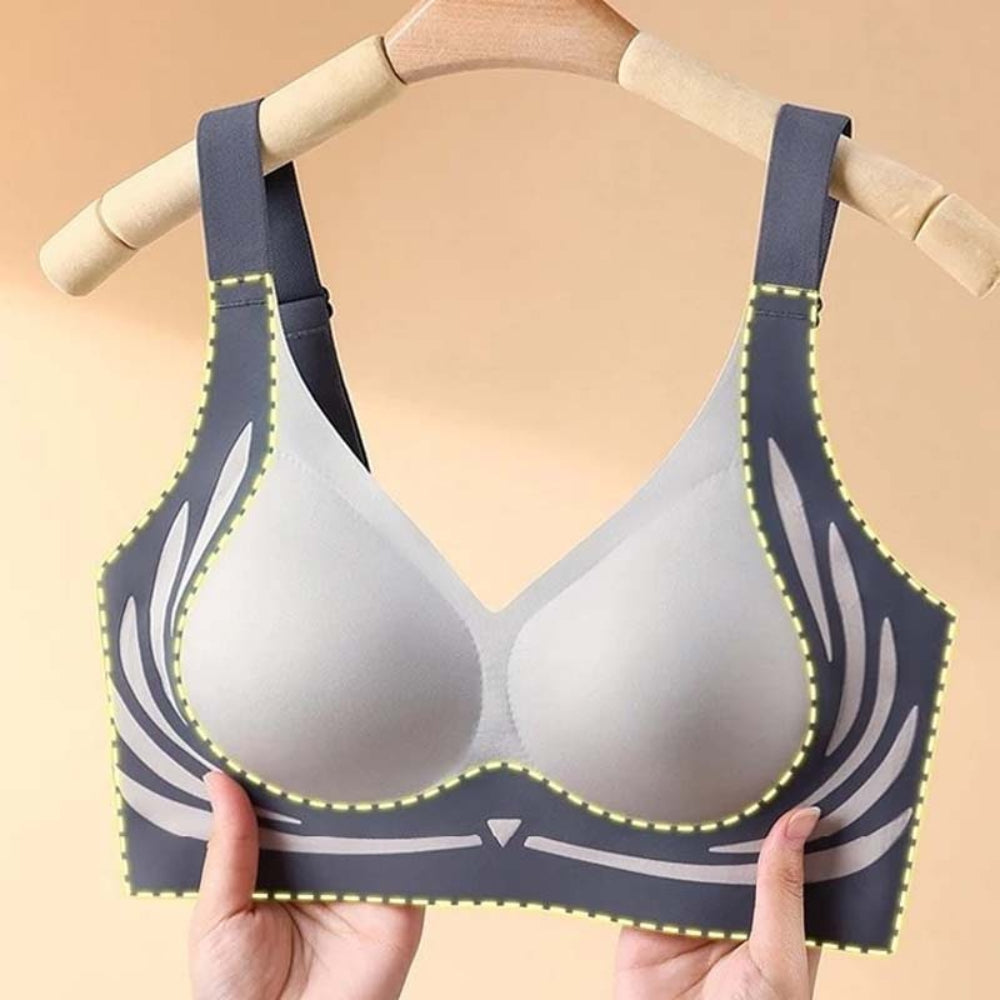 Seamless Wireless Push Up Bra with Full Coverage Support