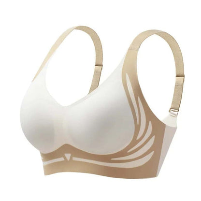 Seamless Wireless Push Up Bra with Full Coverage Support