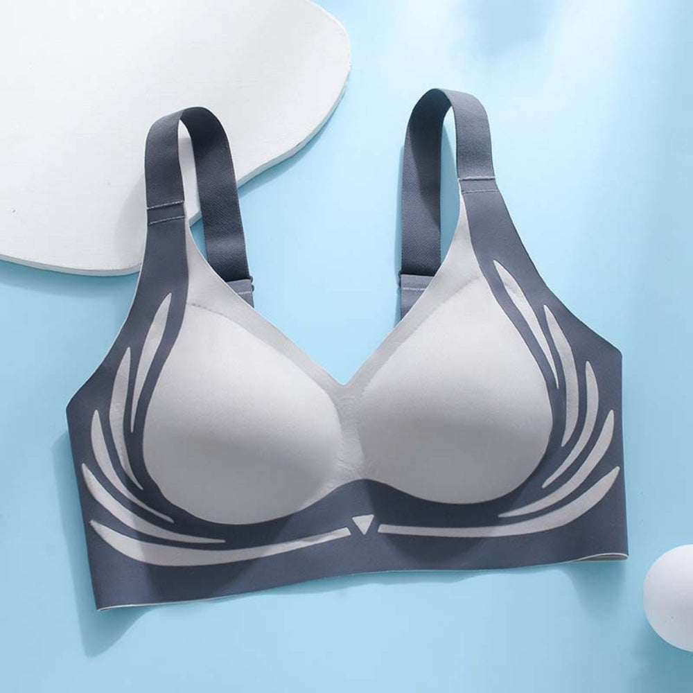 Seamless Wireless Push Up Bra with Full Coverage Support