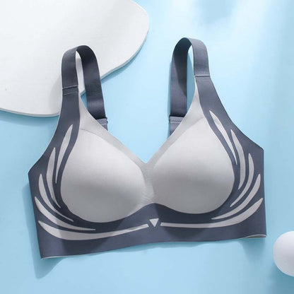 Seamless Wireless Push Up Bra with Full Coverage Support