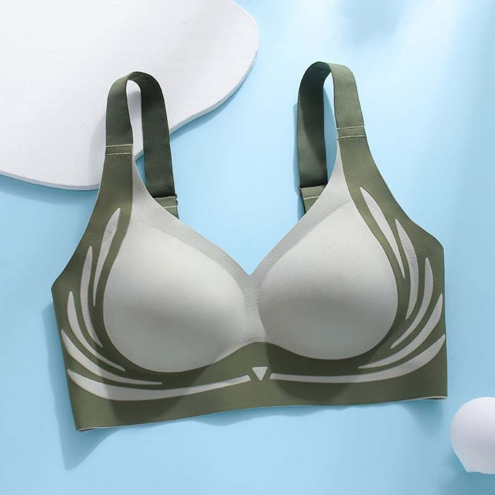 Seamless Wireless Push Up Bra with Full Coverage Support