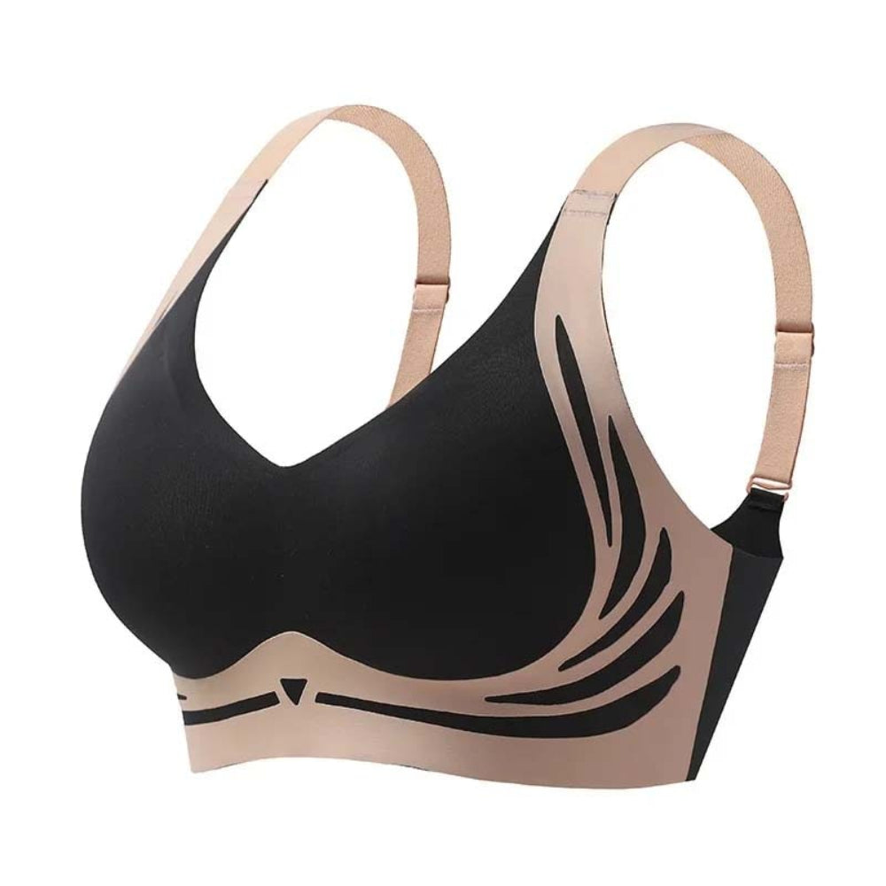 Seamless Wireless Push Up Bra with Full Coverage Support