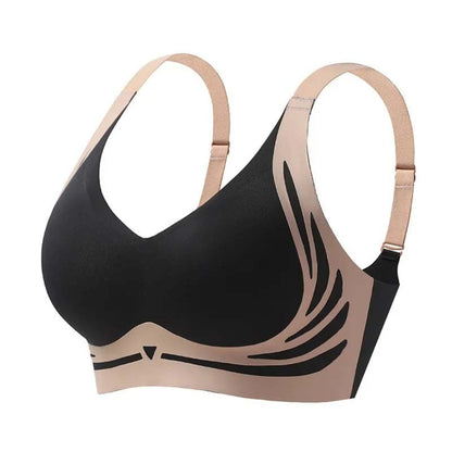Seamless Wireless Push Up Bra with Full Coverage Support