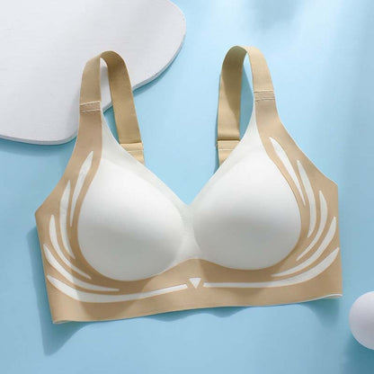 Seamless Wireless Push Up Bra with Full Coverage Support