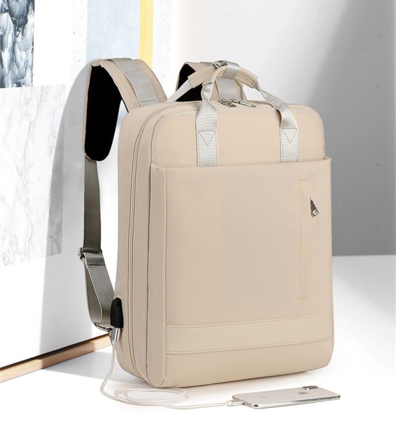 Secure Laptop Backpack Waterproof USB Charging Travel Daypack