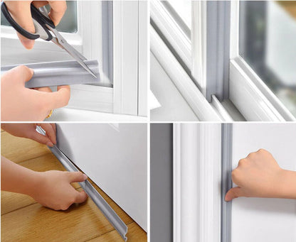 Self-Adhesive Weatherproof Door and Window Sealing Strips