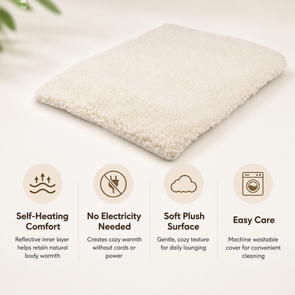 Self Heating Cat Pad Non Electric Cozy Pet Resting Mat