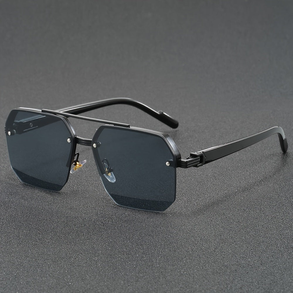 Semi Rimless Glasses Lightweight Fashion Eyewear Frame
