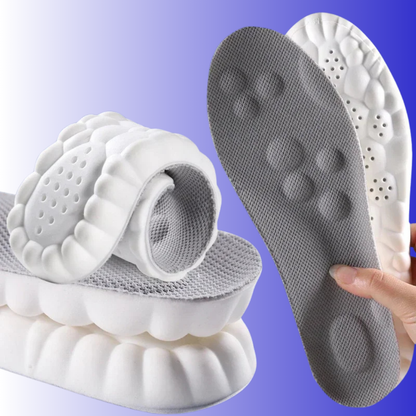 Shock Absorbing Massage Insoles with Arch Support