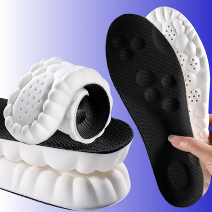 Shock Absorbing Massage Insoles with Arch Support