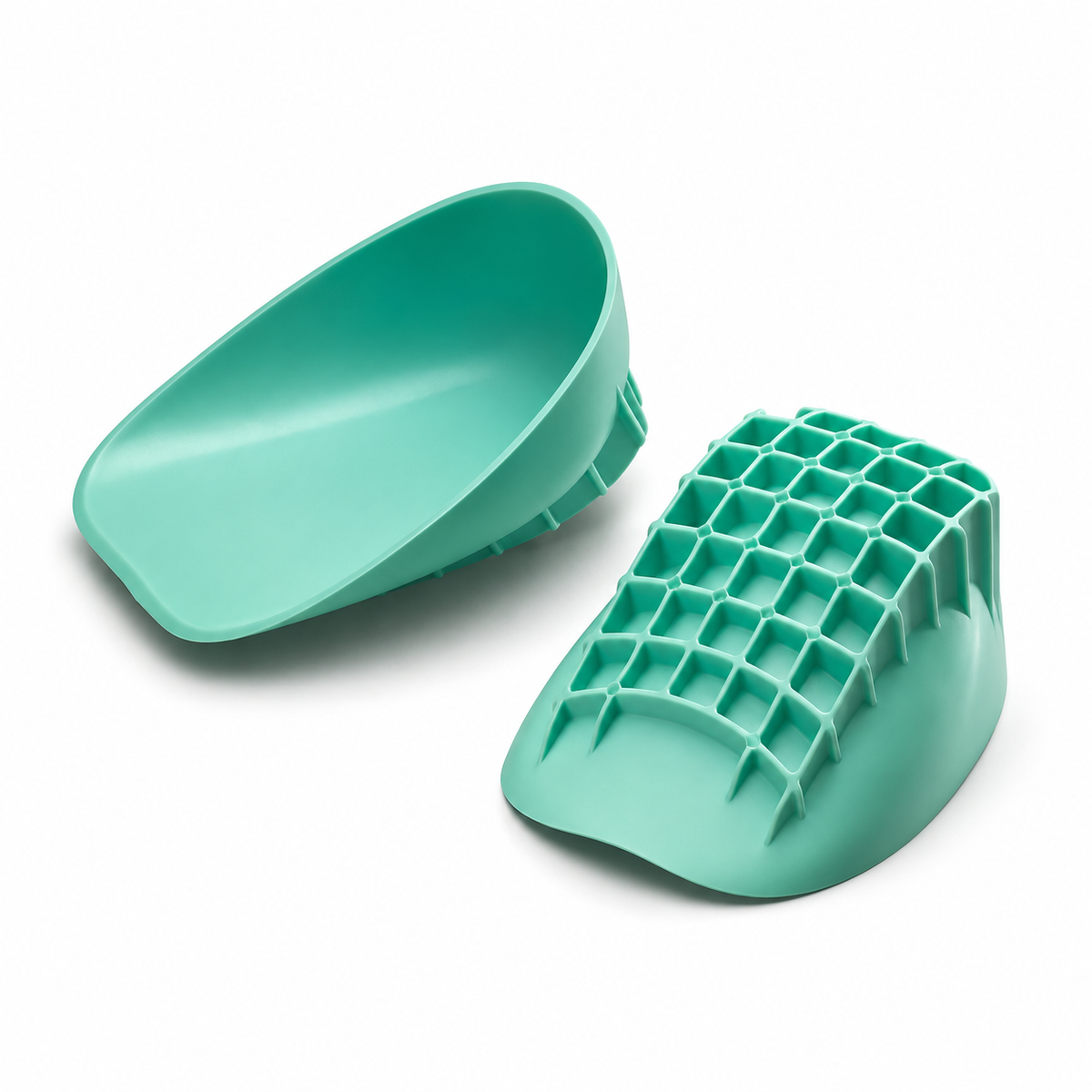 Shock-Absorbing Silicone Heel Cups with Anatomical Support and Washable Design