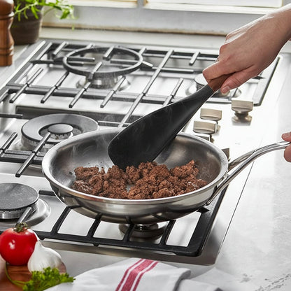 Silicone Cooking Spoon Spatula Heat Resistant Non Stick Kitchen Utensil
