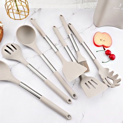 Silicone Kitchen Utensil Set Heat Resistant Cooking Tools