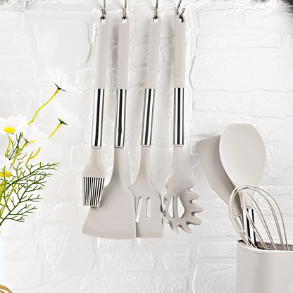 Silicone Kitchen Utensil Set Heat Resistant Cooking Tools