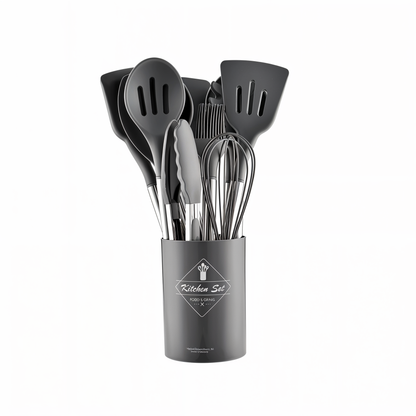 Silicone Kitchen Utensil Set Heat Resistant Cooking Tools