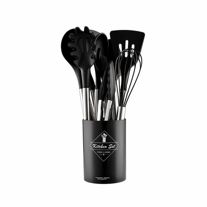 Silicone Kitchen Utensil Set Heat Resistant Cooking Tools