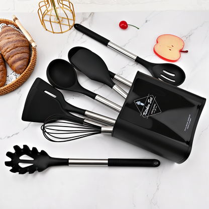 Silicone Kitchen Utensil Set Heat Resistant Cooking Tools