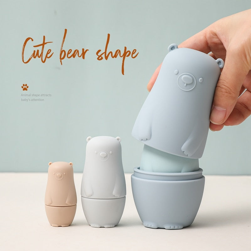 Silicone Nesting Dolls Montessori Stacking Toy Set