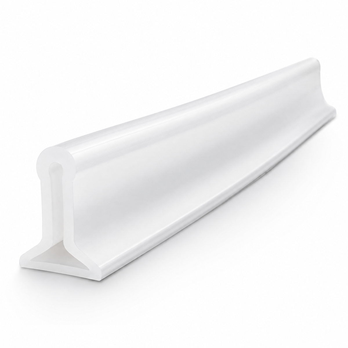 Silicone Water Stopper Strip with Adhesive Backing for Shower Edges and Bathroom Floors