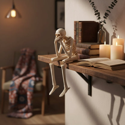 Skeleton Figurine Halloween Tabletop Gothic Home Decor