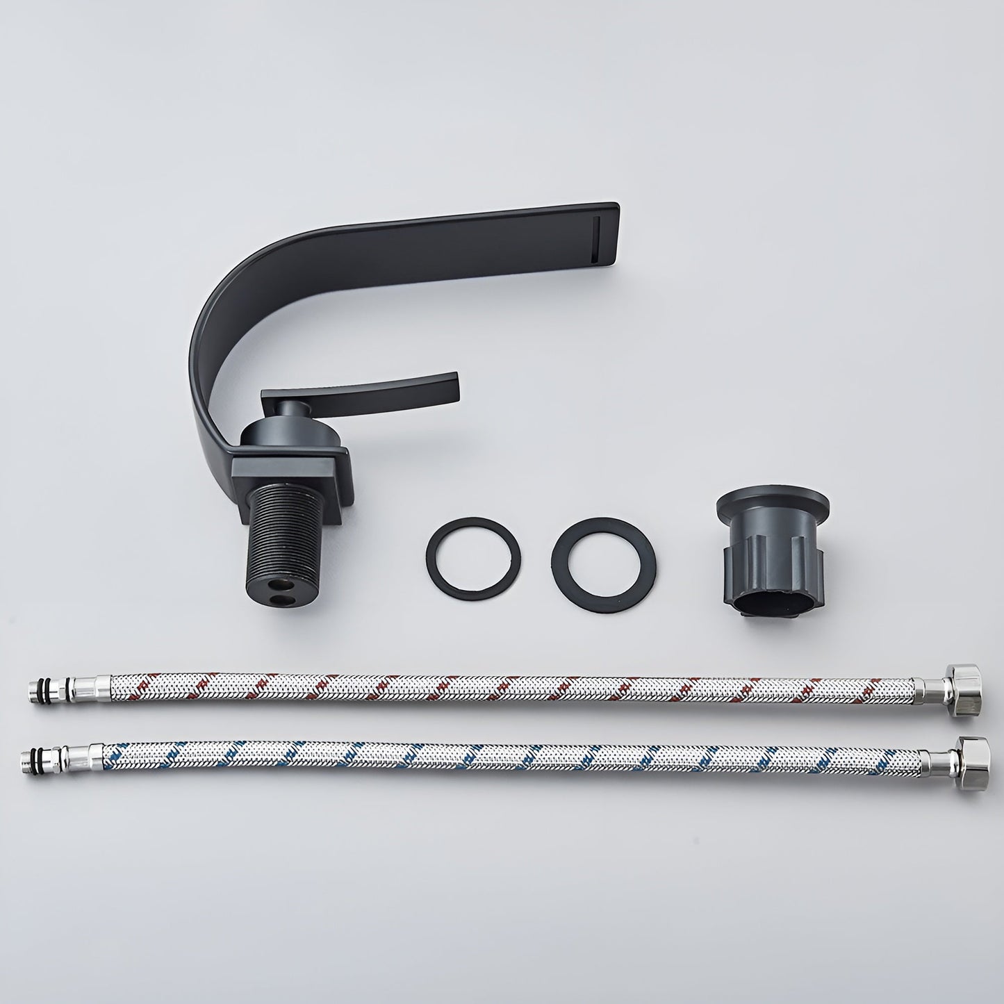 Slim Bathroom Basin Faucet Single Handle Sink Mixer Tap