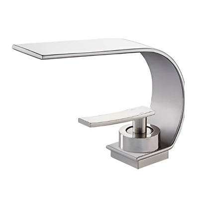 Slim Bathroom Basin Faucet Single Handle Sink Mixer Tap