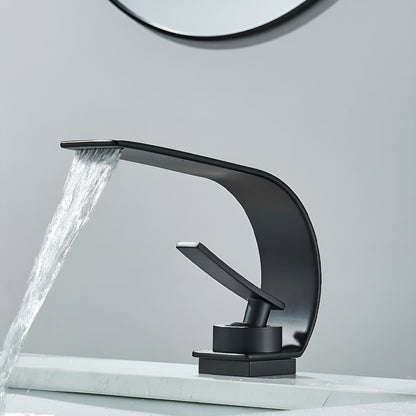 Slim Bathroom Basin Faucet Single Handle Sink Mixer Tap