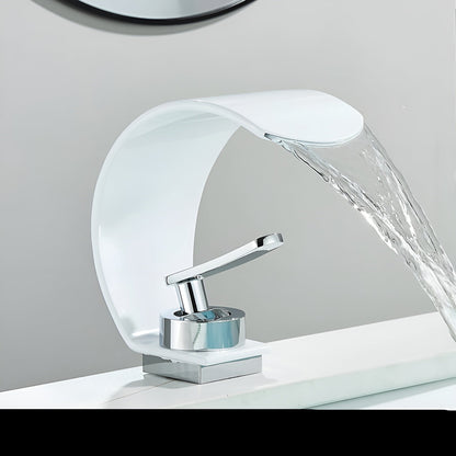 Slim Bathroom Basin Faucet Single Handle Sink Mixer Tap
