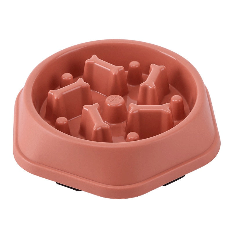 Slow Feeder Pet Bowl for Dogs Cats and Small Pets