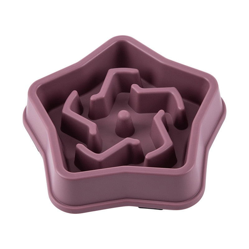 Slow Feeder Pet Bowl for Dogs Cats and Small Pets