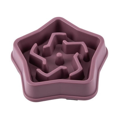 Slow Feeder Pet Bowl for Dogs Cats and Small Pets