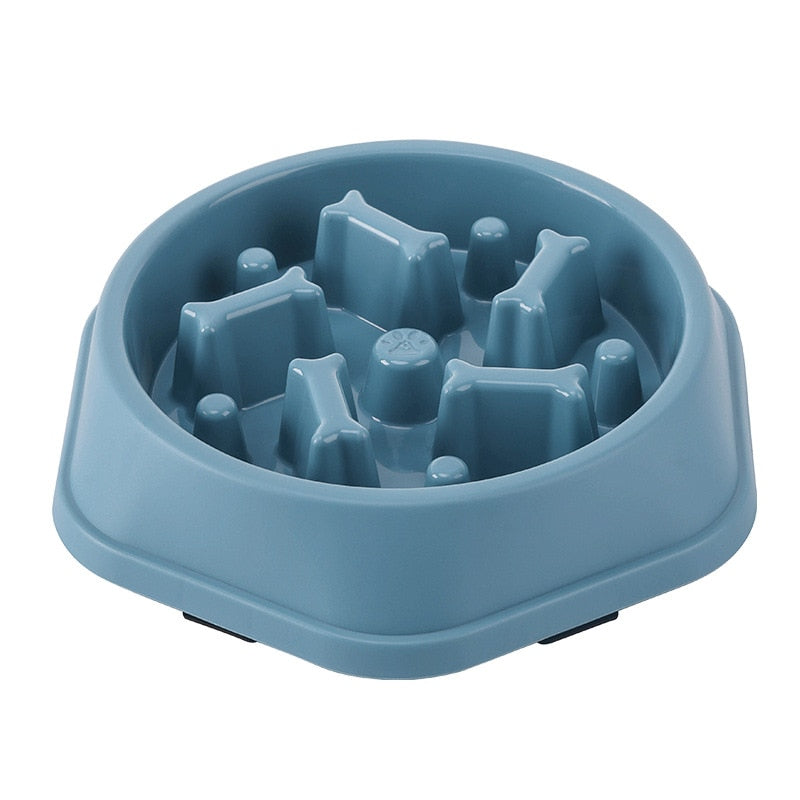 Slow Feeder Pet Bowl for Dogs Cats and Small Pets