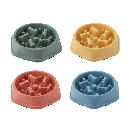 Slow Feeder Pet Bowl for Dogs Cats and Small Pets