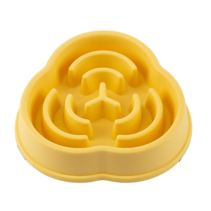 Slow Feeder Pet Bowl for Dogs Cats and Small Pets