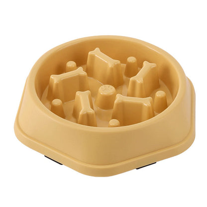Slow Feeder Pet Bowl for Dogs Cats and Small Pets