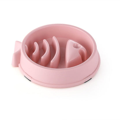 Slow Feeder Pet Bowl for Dogs Cats and Small Pets