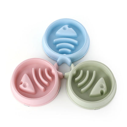 Slow Feeder Pet Bowl for Dogs Cats and Small Pets