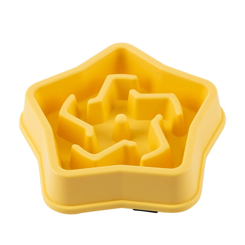 Slow Feeder Pet Bowl for Dogs Cats and Small Pets