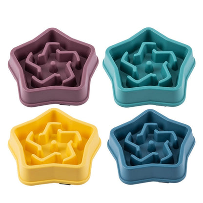 Slow Feeder Pet Bowl for Dogs Cats and Small Pets