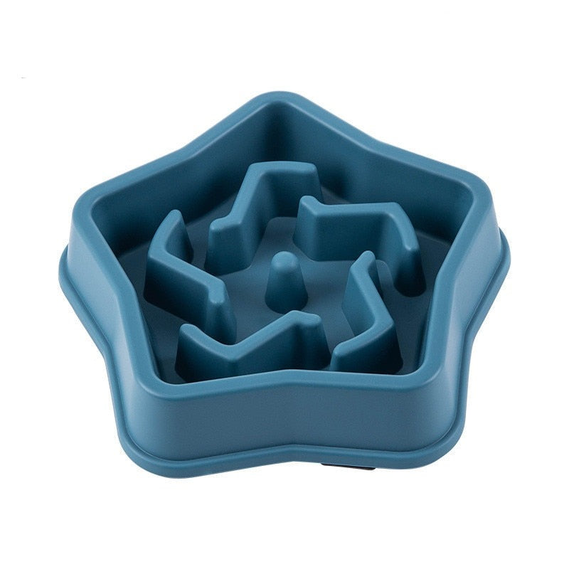 Slow Feeder Pet Bowl for Dogs Cats and Small Pets
