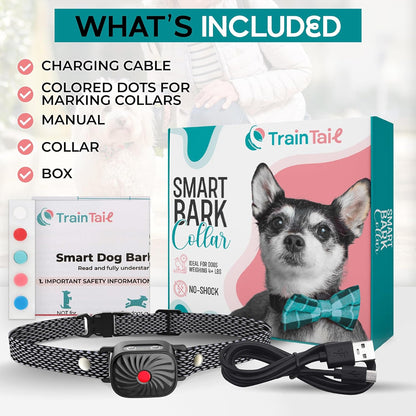 Small Dog Anti Bark Collar Adjustable Rechargeable Training Collar